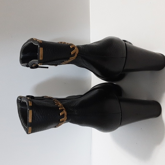 Carlos by Carlos Santana equal women leather boots black 8.5M festival boho Y2K - Picture 4 of 13